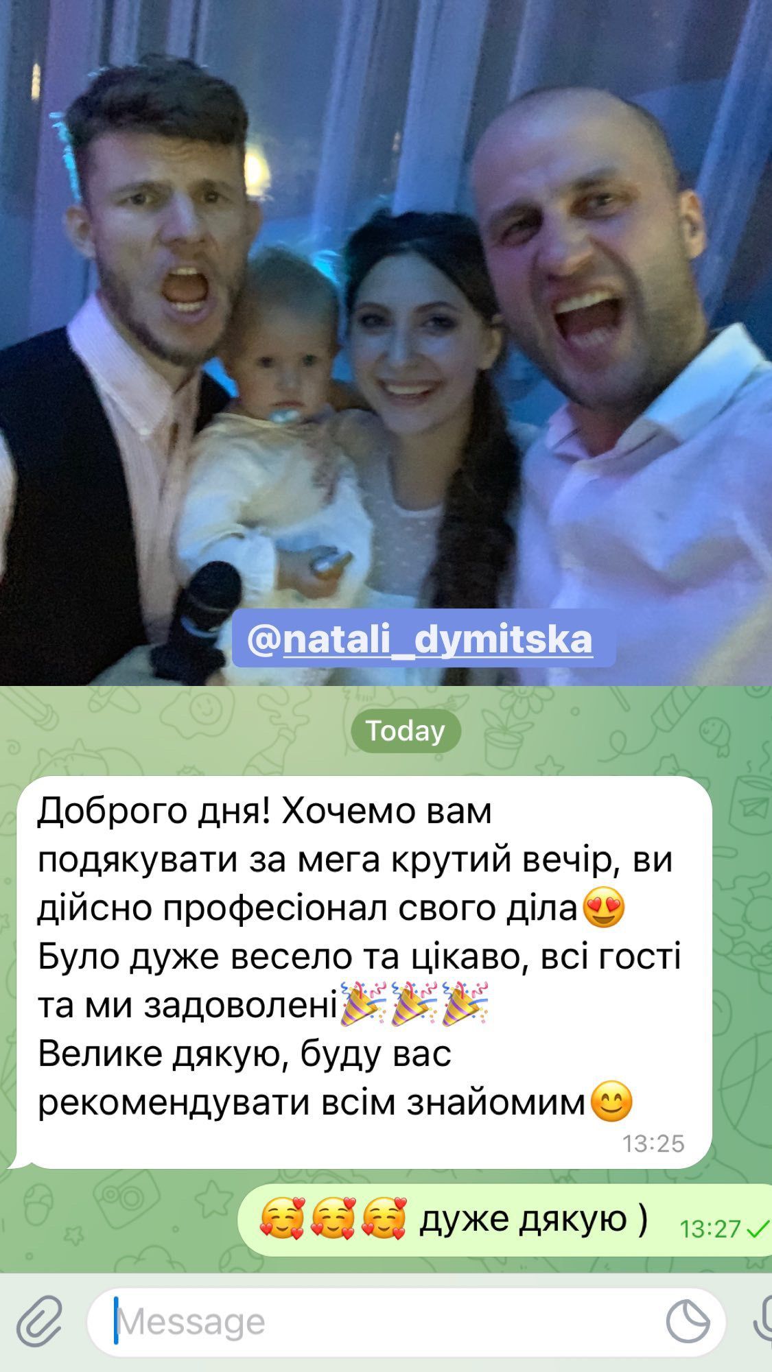 Отзыв о ведущем мероприятий на Кипре. Владимир Левчук, LEV-EVENT